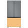 24 cu. ft. Smart Bespoke 3-Door French-Door Refrigerator with Customizable Panel Colors and AutoFill Water Pitcher in Custom Panel-Ready