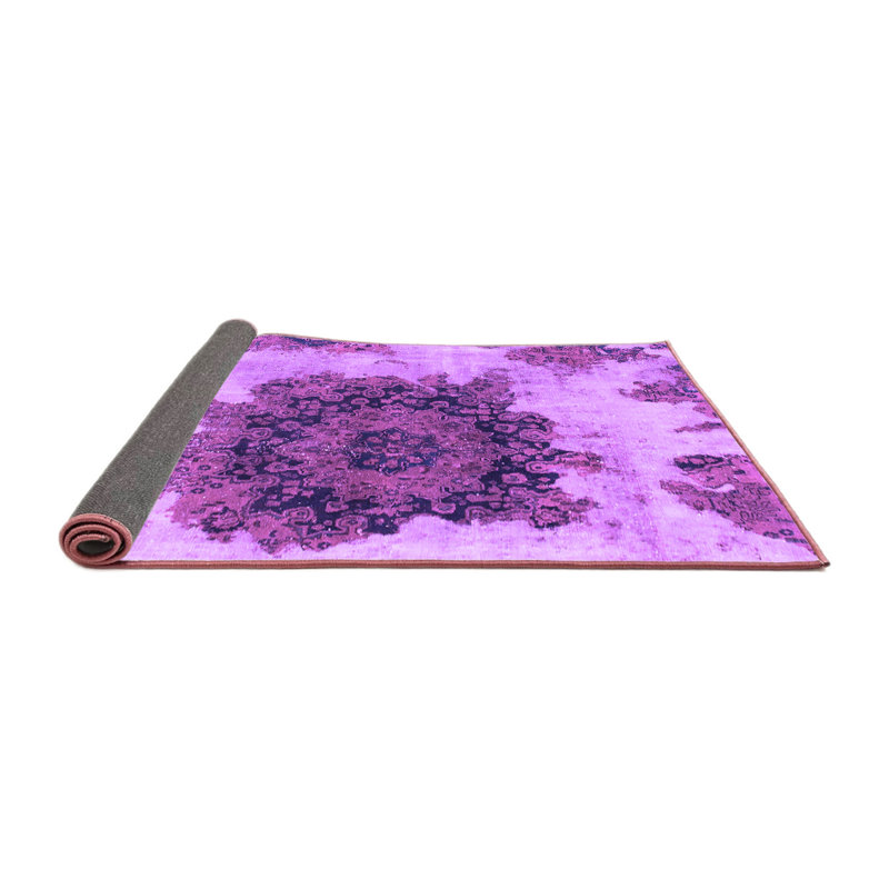 Tapis mauve Deah, Carré 6 pi x 6 pi