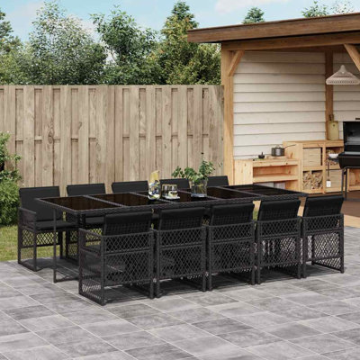 Patio Dining Set with Cushions included
