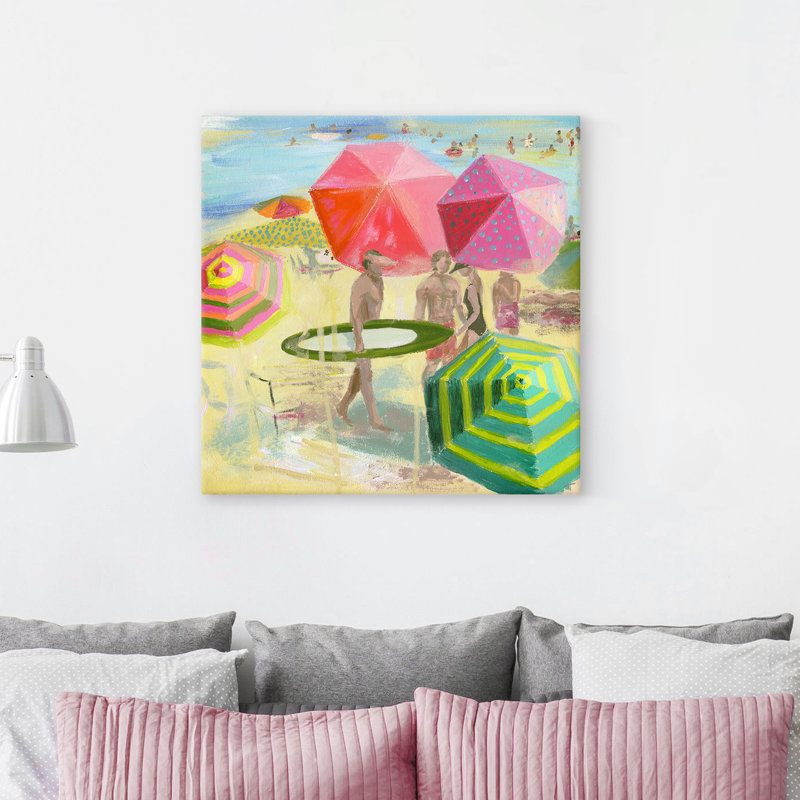 «Surfer Dudes», reproduction sur toile, H 24 po x l 24 po x P 1,5 po