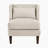 Elodie 27.5" Modern & Contemporary Accent Chair with Corduroy Fabric Upholstery, Reversible Seat Cushion, High-Density Foam over Pocket Coils-1578319654