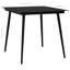 Etrella Glass Top Metal Base Dining Table