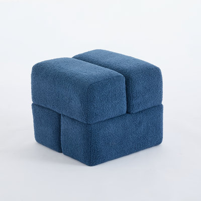 Robertas 18.5'' Wide Sherpa Ottoman