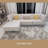 Upholstered L-Shaped Sectional Reversible