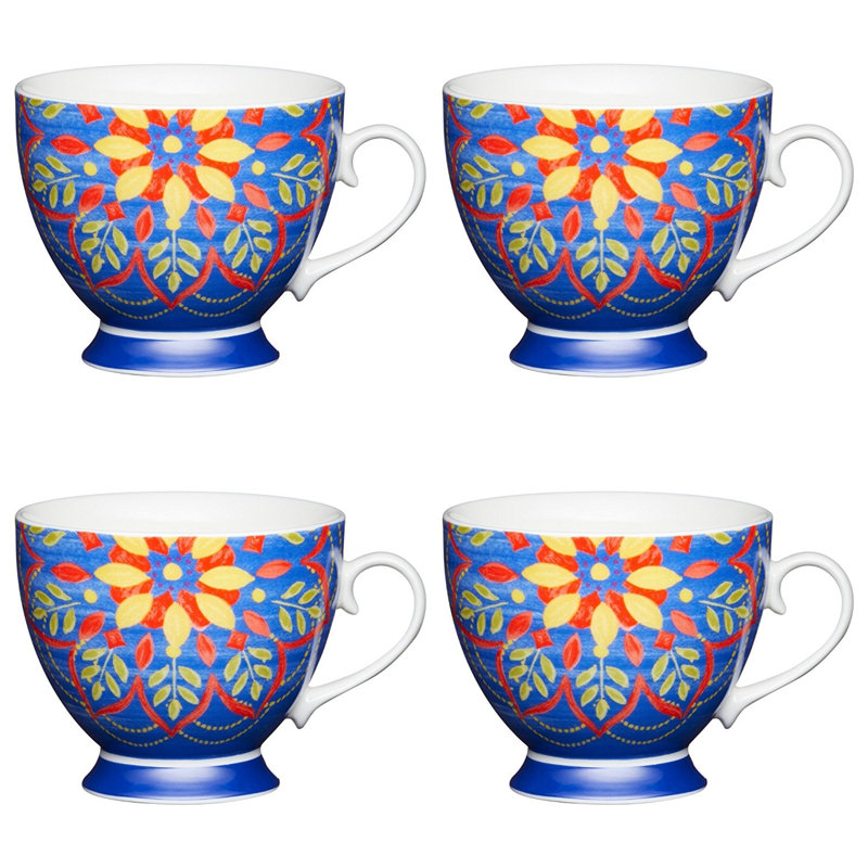 Moroccan Bone China Mug, 4