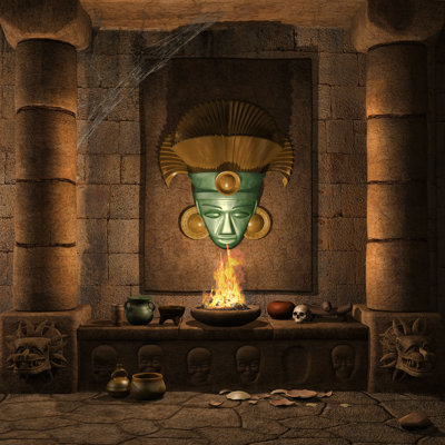 " Ancient Mayan Altar " by Fairytaledesign