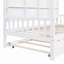 Lit en bois avec couchette-488400374