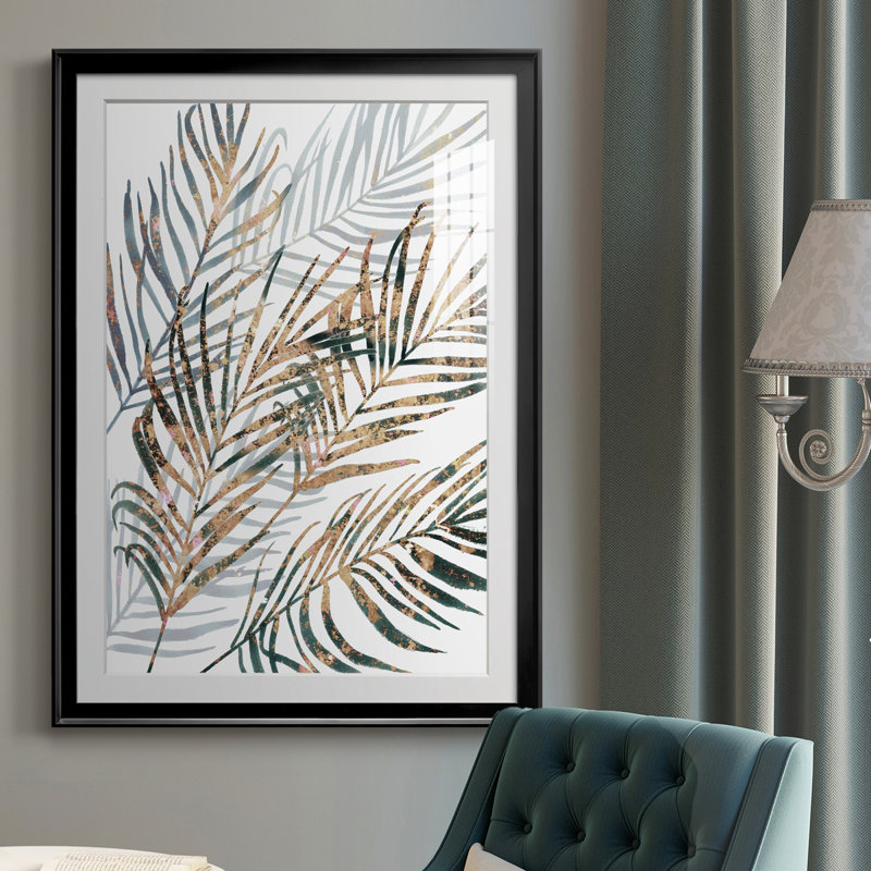 «Summer Gaze II», reproduction encadrée de qualité supérieure - prête à être accrochée, Cadre noir