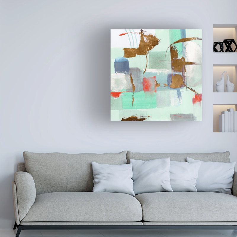 Orren Ellis Melissa Wang Impulse II, art mural sur toile, H 14 po x l 14 po