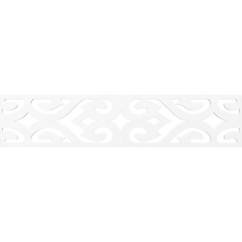 Moulure de chantournage Keene, H 12 po x l 47 po x P 0,38 po, PVC de qualité architecturale