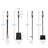 Theia Iron Fireplace Tool Set