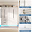 Armoire-penderie moderne ultrabrillante avec tablettes et tringle-231556727