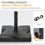 Aarun 20kg Plastic Free Standing Umbrella Base