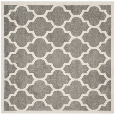 Ammundsen Geometric Dark Grey/Beige Area Rug