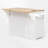 59.3" Wide Kitchen Island With Extendable Tabletop-1195237256