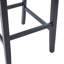 Ensemble de 2 tabourets de bar rembourrés pour îlot de cuisine avec pieds en bois d'hévéa et similicuir avec capacité de poids de 300 lb-1641237361
