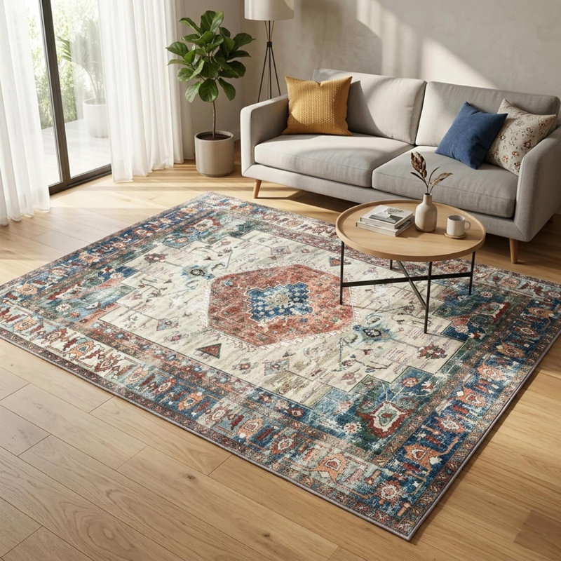 Markwart Multicolor Rug, Rectangle 200 x 290 cm