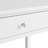 Shaker Cottage 40 in. W Laptop Desk with Pull-Out Drawer, Keyboard/Mouse Console Shelf for Home Office; Overall 48 in. W x 23 in. D x 30 in. H, Clearance 23 in. H (White)-1284504552