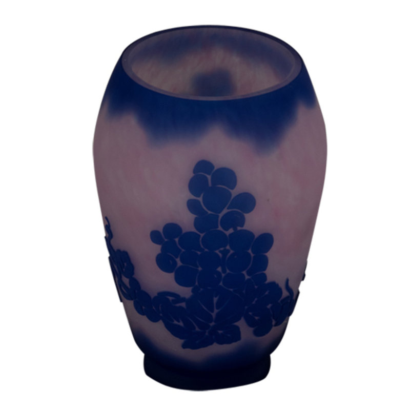 Cameo Grape Oval Candelabra Shade