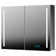 Hatboro 80cm x 60cm Surface Mount Mirror Cabinet with LED Lighting