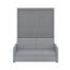 Lit escamotable double avec coussin-948378316
