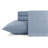 Pointehaven 180 GSM Cotton Heather Blue Flannel Deep Pocket 4 pc Sheet Set, King-118486936-118486937