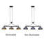 Nuccio 3 - Light Dark Brown Kitchen Island Pendant