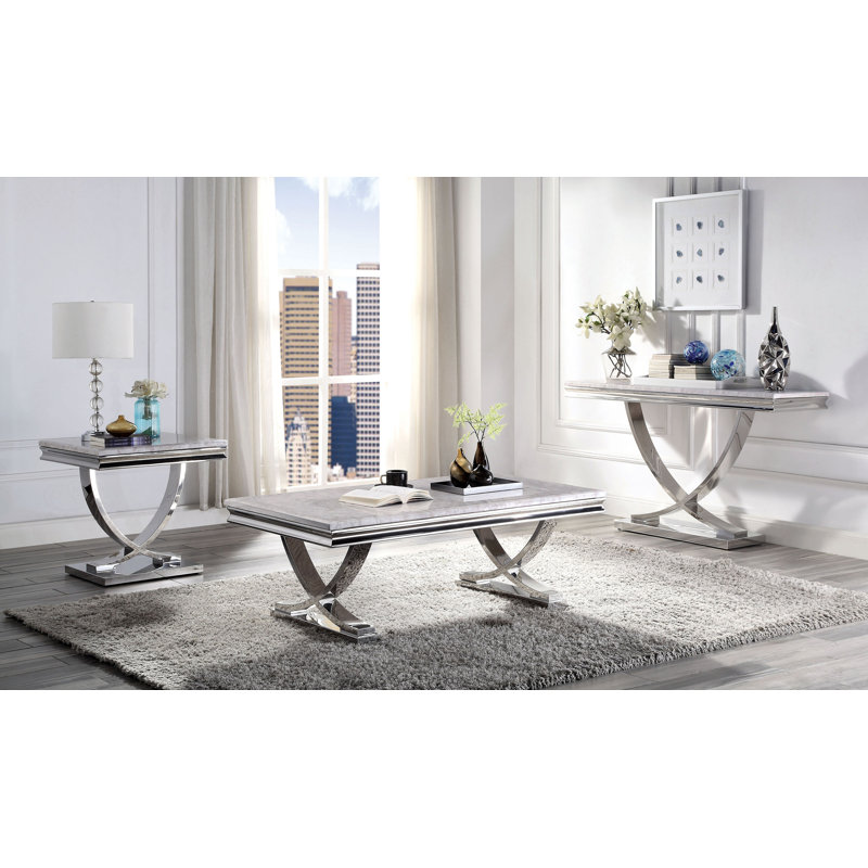 Ensemble de tables basses 3 pièces Jino