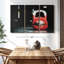 Impression sur toile rouge rétro Kettlebell-98865571