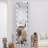 Hollywood Full Length Mirror With Lights Oversized Full Body Vanity Mirror With 3 Color Modes Lighted Large Standing Floor Mirror For Dressing Room Bedroom Hotel Touch Control,Silver,72X32 Inch-1854992320
