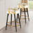 Vintage Ornamental Corners Victorian Pattern - Damask Bar Stools Set Of 2