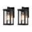 Olar Classic Outdoor Wall Sconce Light Metal Frame and Glass Shade Warterproof-2012777964-1959659232-1974913240
