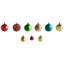 7cm Solid Colour Plastic / Acrylic Bauble-1970668758