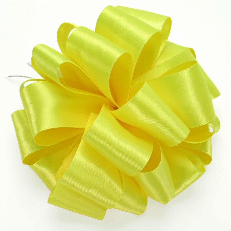 Ruban de satin double face 1,5 "X50Yds, Jaune