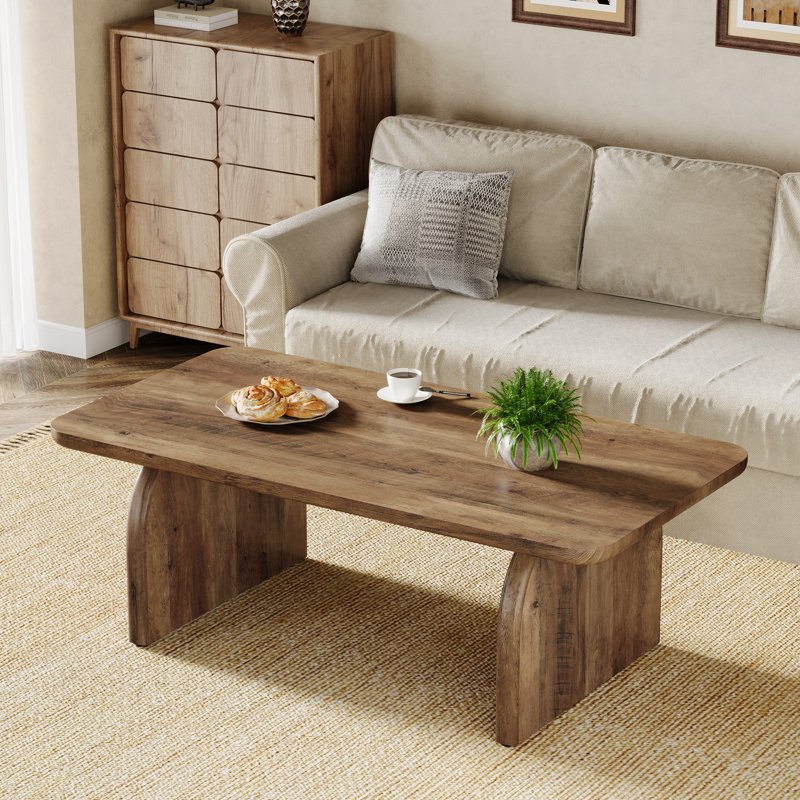 4 Legs Coffee Table, Brown