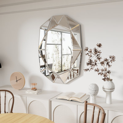 Mulat Glass Oval Mirror