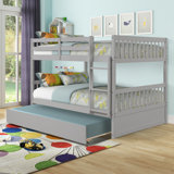 Full Over Full Bunk Bed with Trundle