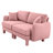 Comfortable Shell Armrests Polyester Sofa For Relaxation