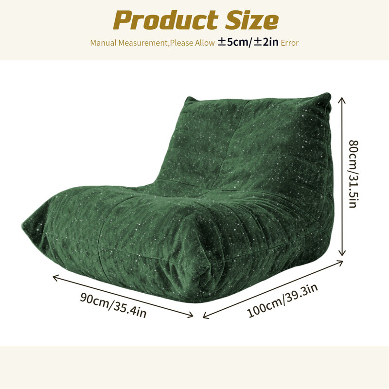 Fauteuil à billes FTMMC-LVSE, Vert