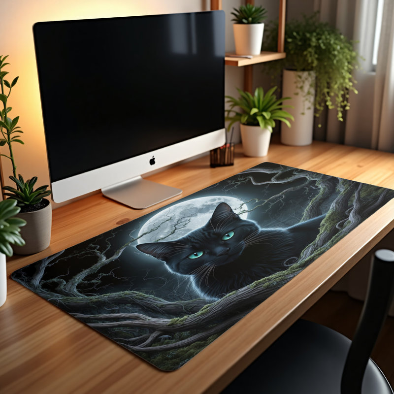 Polyester Desk Pad, 14.4x12.1