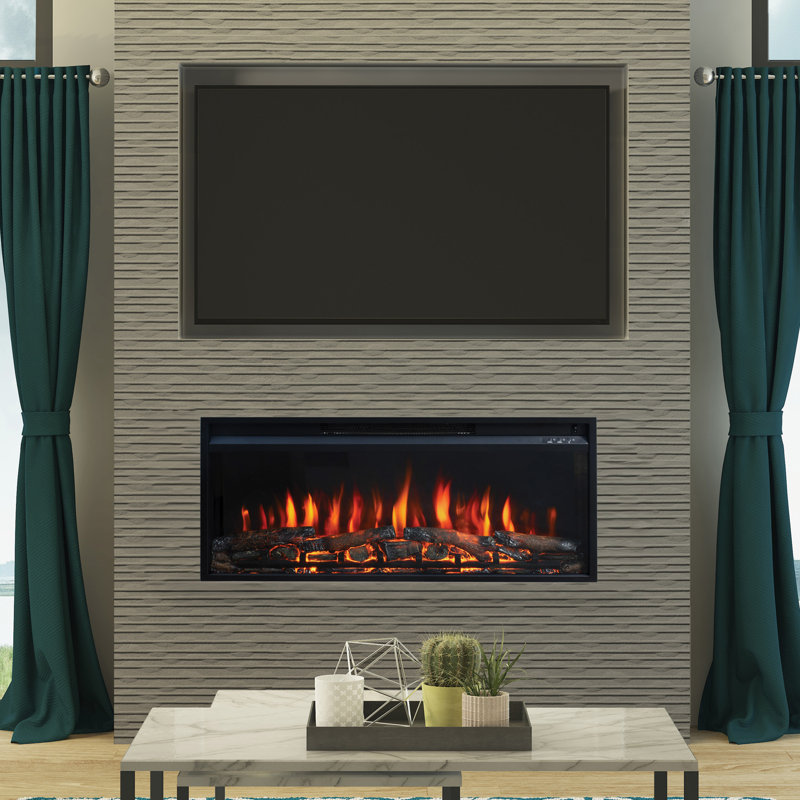 Rodwell 36” Inset Wall Mounted Electric Fire
