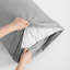 Taie d'oreiller pour le corps en microfibre, ensemble de taies d'oreiller douces avec fermeture portefeuille, 137 cm L × 51 cm H-115673936