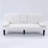 PVC Leather Convertible Futon Sofa Bed-1189116425