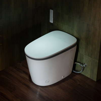 Vital 4-Season Adaptive Temp Control Bidet Smart Toilet: Auto Open/Close, Foot Sensor, 1000 Gram MaP Flushing, Automatic Flush, Foam Shield, Heated Seat & ADA-Compliant Height