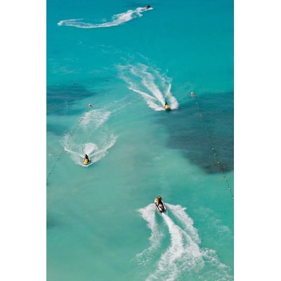 Tropical Jet Skis par Cmcderm1 - Photographie sur toile tendue