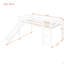 Lit mezzanine avec glissade, lit simple