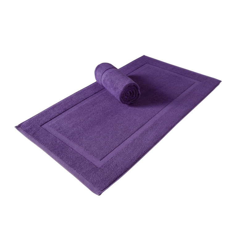 Estefano Bathroom Rugs Set 2 Piece, 100% Cotton Bath Mats for Bathroom, Highly Absorbent & Quick Dry Bathroom Floor Mats, Machine Washable | 20"x34"