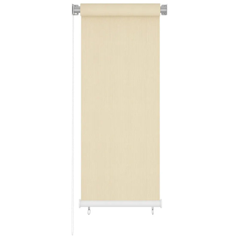 Room Darkening Roll-Up Blind, Cream, 60cm W x 140cm L