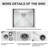 Undermount Kitchen Sink Single Bowl,Includes Drain Assembly No Additional Accessories