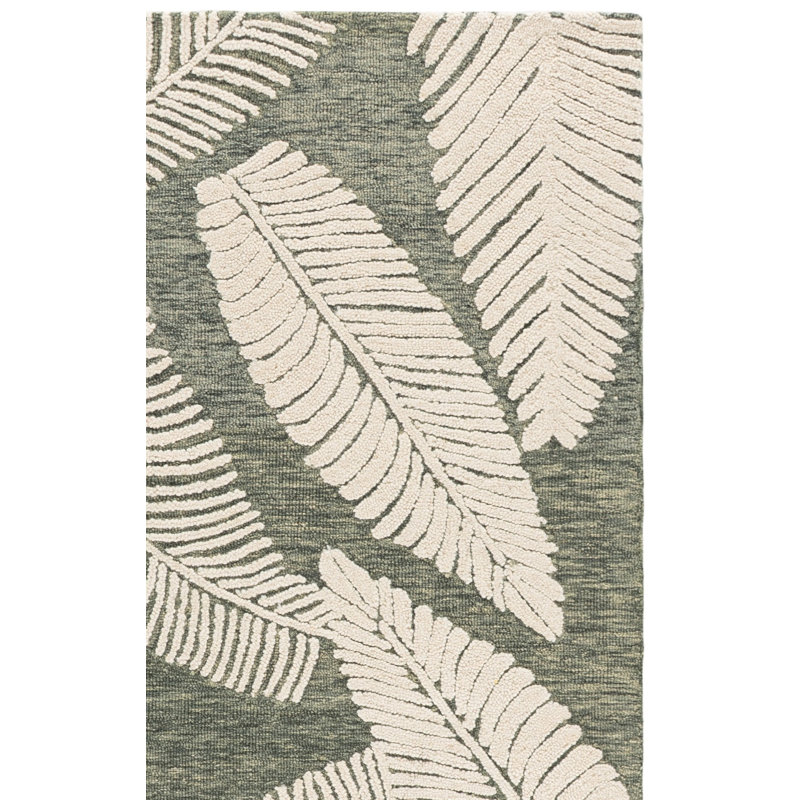 Jardin Hand Tufted Wool;Cotton Floral Indoor Rug, 2'-3" X 8'-0" Runner